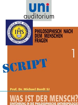 cover image of Was ist der Mensch? Teil 1